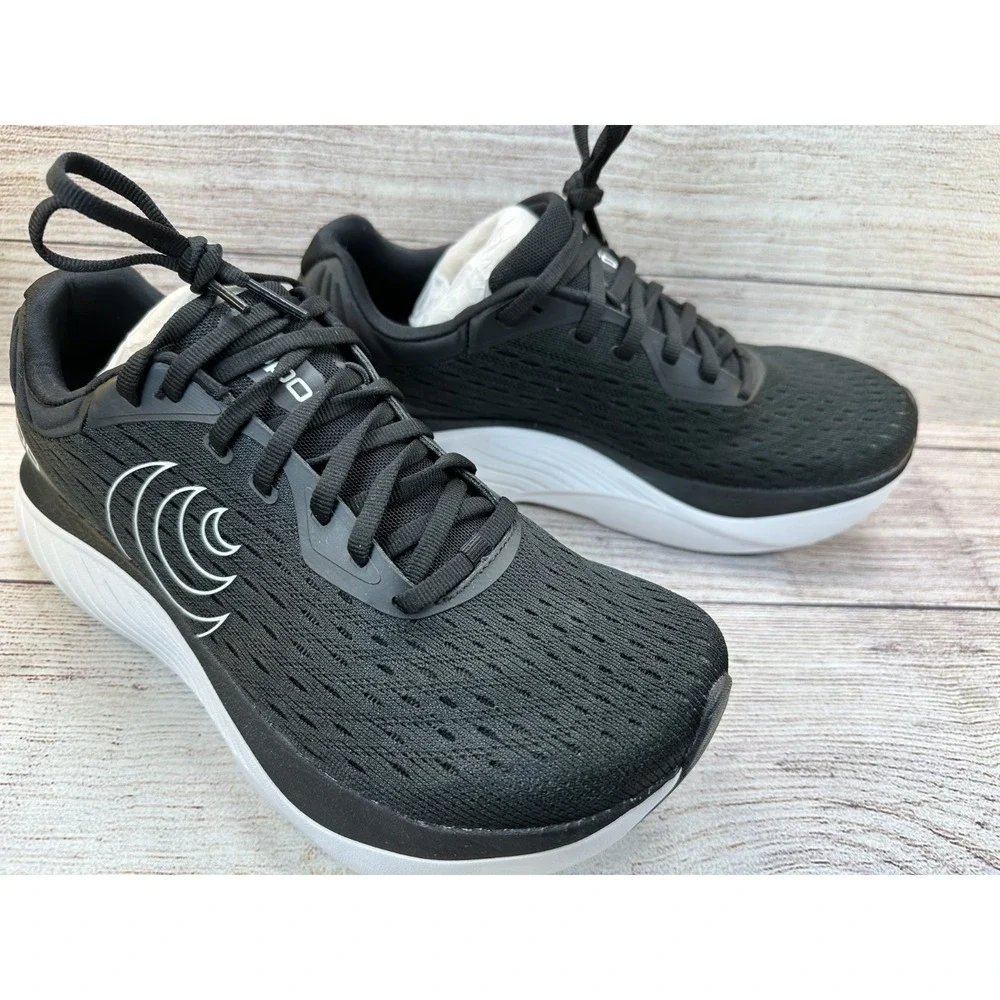 Topo Athletic Atmos Women's Black Running Shoes Size 9 Wide Cushioned Trainer